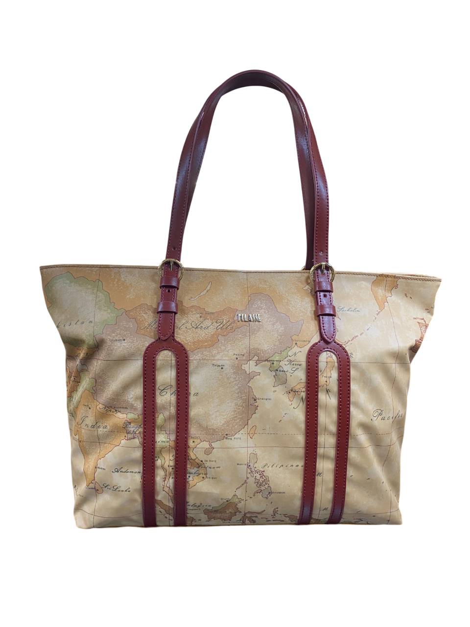 Alviero Martini 1A Classe Borsa Shopping Geo Higland Soft LLD34 S578 COL. 0313 Maple Red
